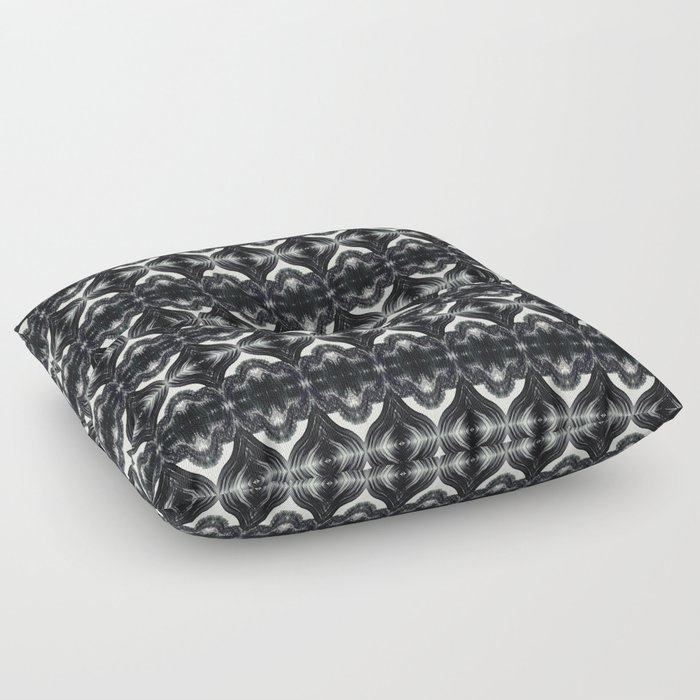 Romantic abstract frills and texture pattern Floor Pillow