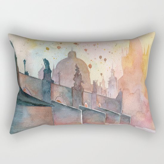Charles Bridge, Prague Rectangular Pillow