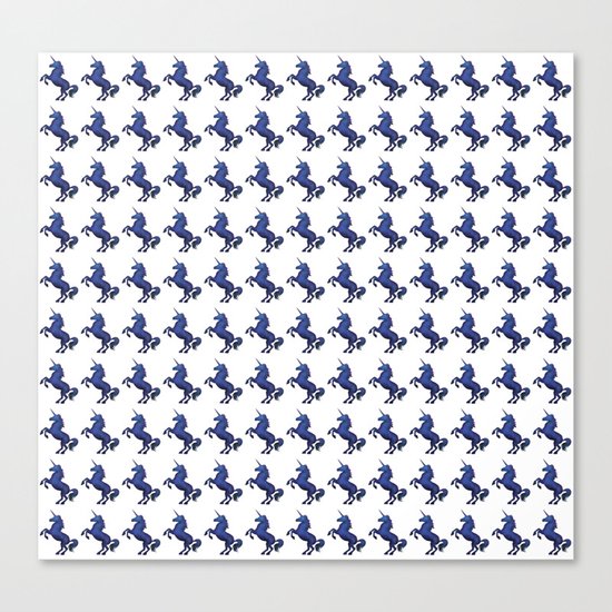 Galaxy Unicorns Everywhere Canvas Print