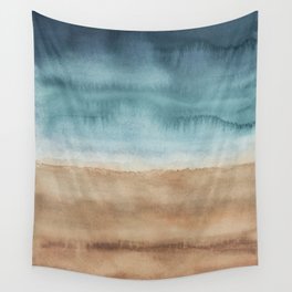 Ocean Shores / Modern Abstract Watercolor Wall Tapestry