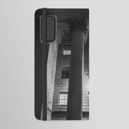 New York City at Night | Black and White Android Wallet Case