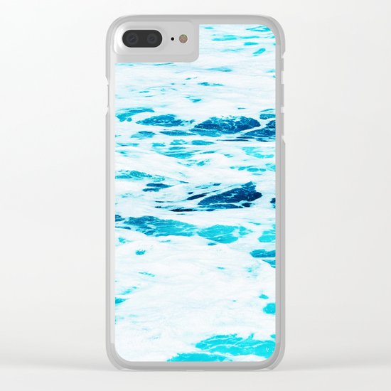 Ocean Waves Clear iPhone Case
