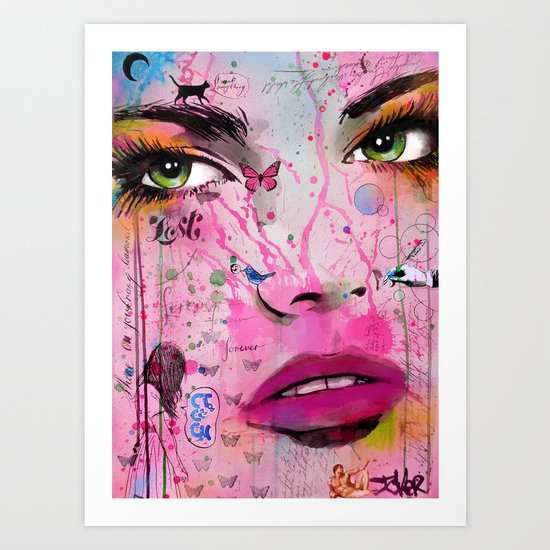 NEVER LOST FOREVER Art Print