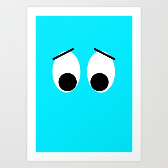 I is Sad Art Print