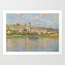 Vetheuil by Claude Monet Art Print