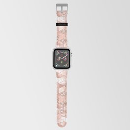 Luxury Rose Gold Geometric Pattern Apple Watch Band