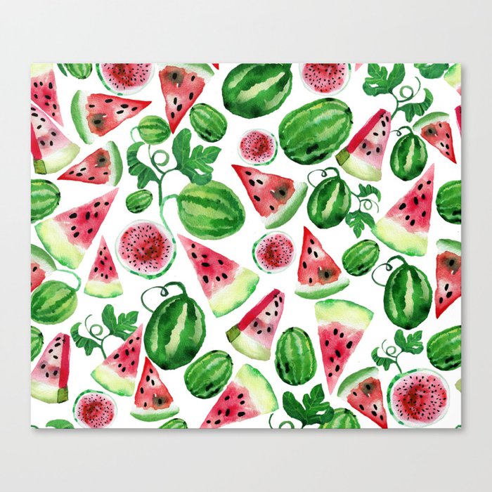 Wild watermelon Canvas Print