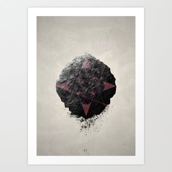 Rock Art Print