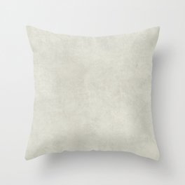 Basic velvety light gray   Throw Pillow