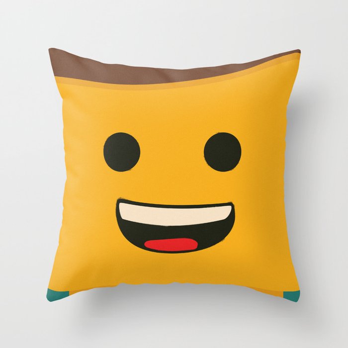 LEGO - Emmet  Throw Pillow