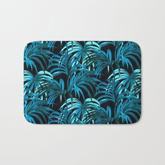 Palm leaves II Bath Mat