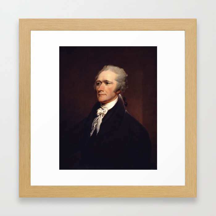 Alexander Hamilton By John Trumbull Framed Art Print By Warishellstore Society6