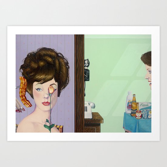 glow Art Print