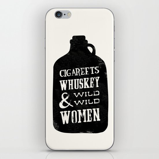 Cigareets & whuskey iPhone & iPod Skin