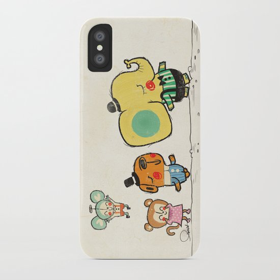 Walking with you iPhone Case