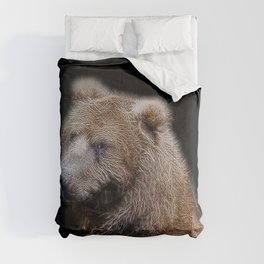Spiked Brown Bear Comforter