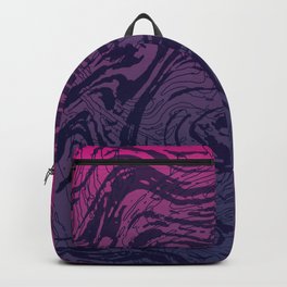 Ultra Violet Marbeling Backpack