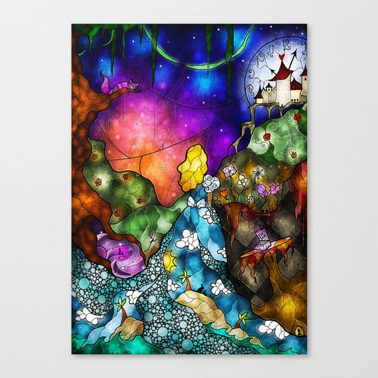 Wonderland (Once Upon A Time Series) Canvas Print
