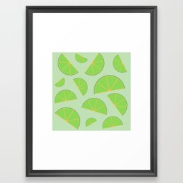 Slime Lemon Juiced Framed Art Print