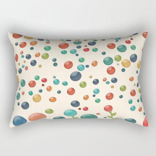 The Gum Drop Garden Rectangular Pillow