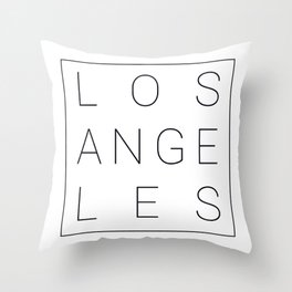 Los Angeles Throw Pillow