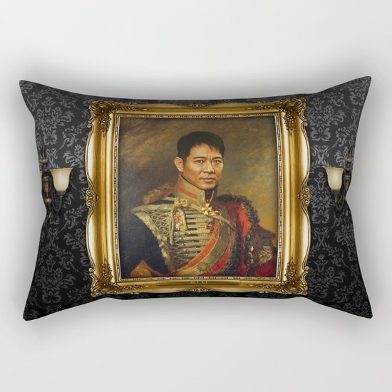 Jet Li - replaceface Rectangular Pillow
