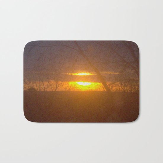 Golden Sunset Bath Mat