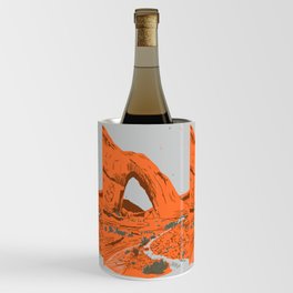 Canyon Arch Block Print Wine Chiller