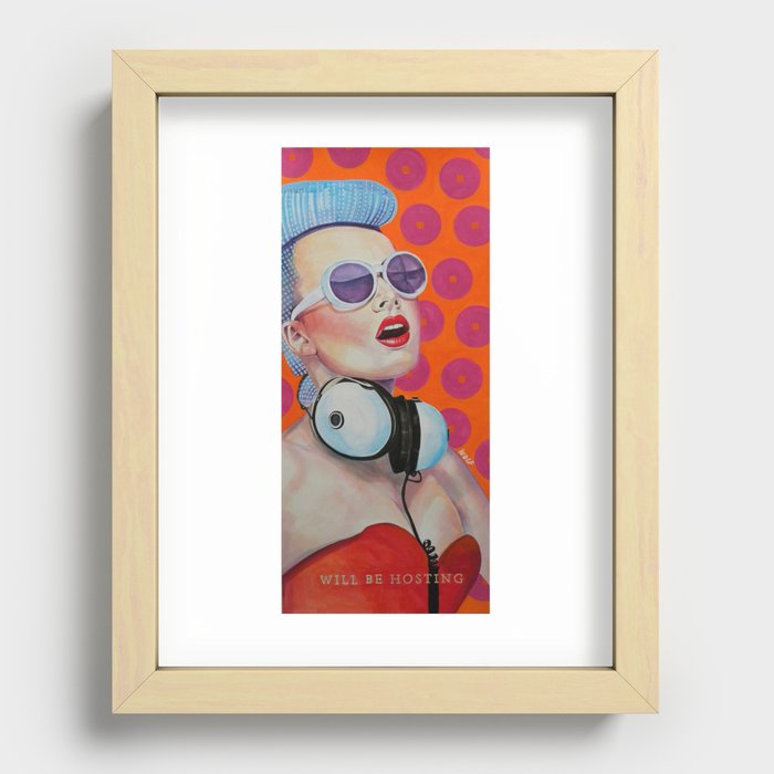 DJ Recessed Framed Print