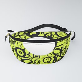 Letter Q Fanny Pack | Typography, Graphicdesign, Typeofq, Typoart, Differentfonts, Digital, Pattern, Neongreen 