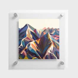 Mountains original Floating Acrylic Print