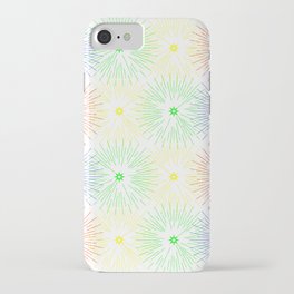 Multicolored fireworks. iPhone Case