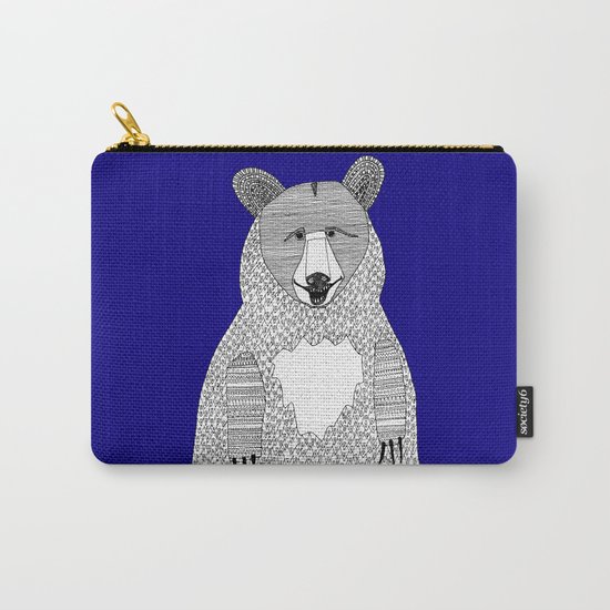 Blue Bear Carry-All Pouch