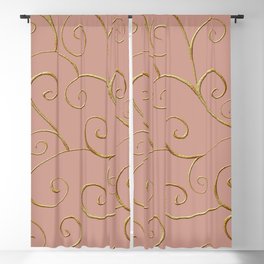 Baroque Style Seamless Pattern Ornament Background. Elegant Luxury Fashion Texture Blackout Curtain