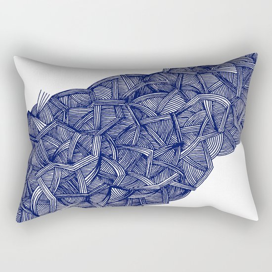 - blue lines - Rectangular Pillow