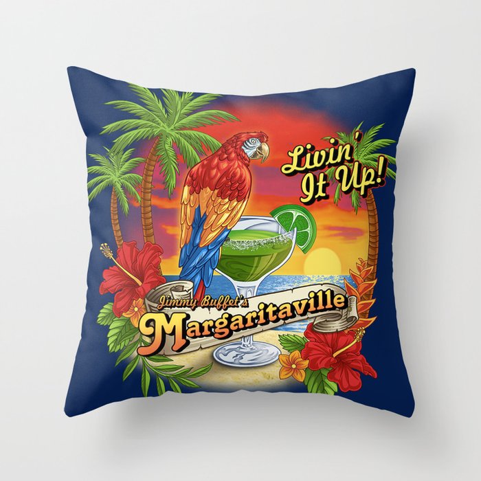 margaritaville album 2022 Throw Pillow by vsaad12 Society6