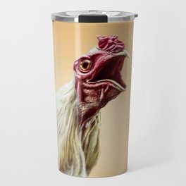 Angry Chicken Selfie Travel Mug