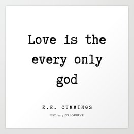 Ee Cummings Art Prints For Any Decor Style Society6