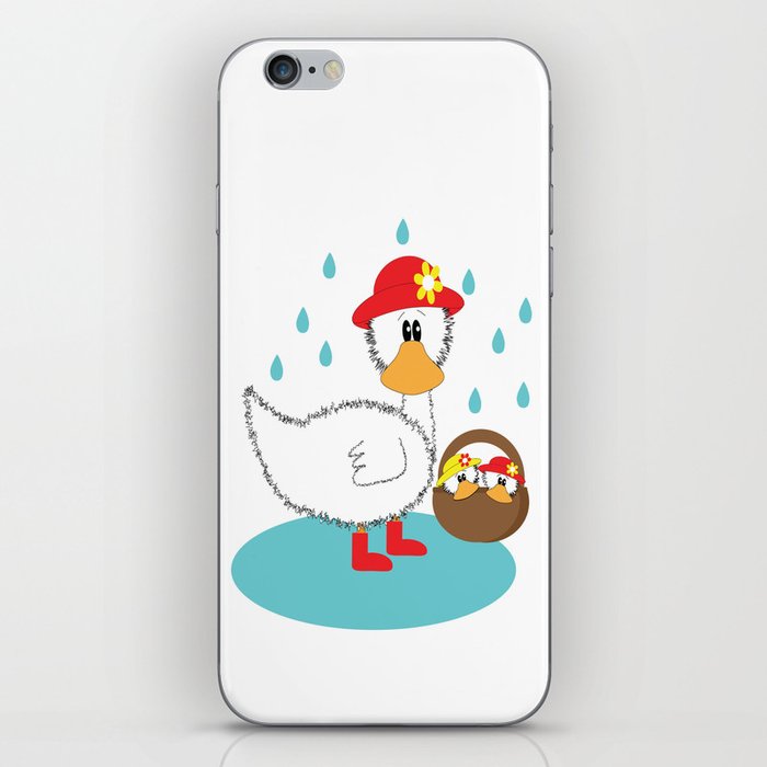 Duck & Ducklings iPhone Skin