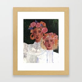 The Flower Girls Framed Art Print