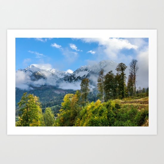 Mount Fisht Art Print