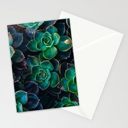 Succulent fantasy Stationery Card