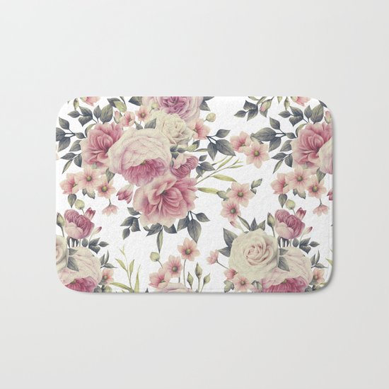 FLORAL PATTERN 5 Bath Mat
