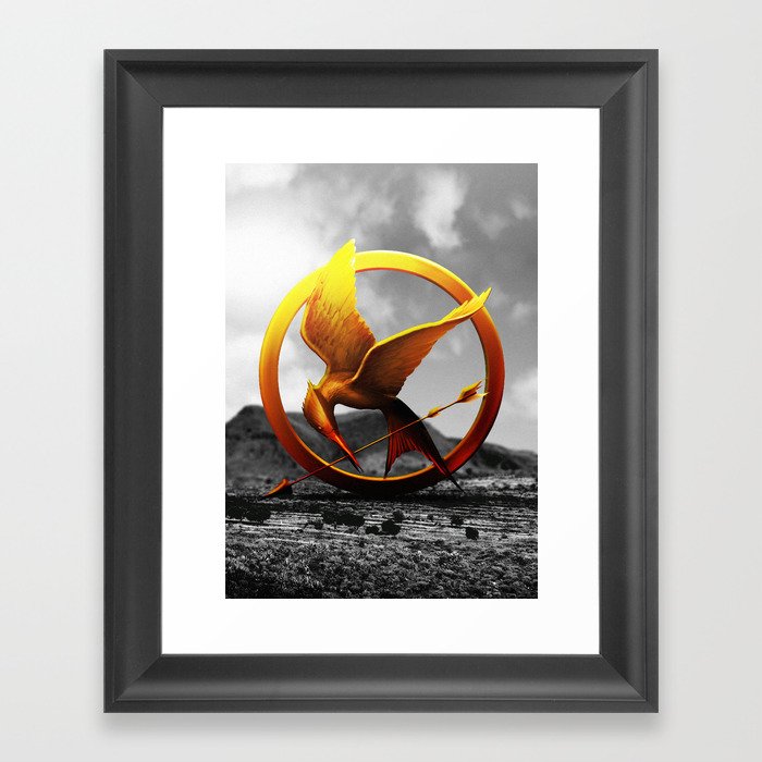 Hunger Games Framed Art Print