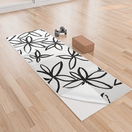 Big Floral Yoga Towel