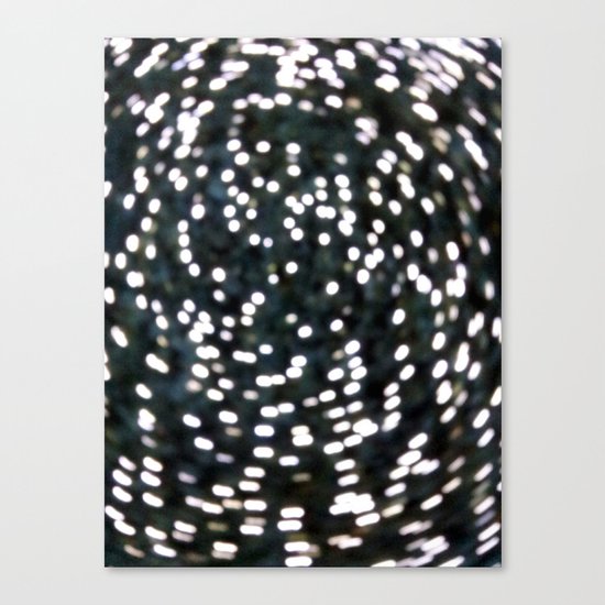 Xmas tree bokeh Canvas Print