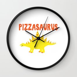 PIZZASAURUS Wall Clock