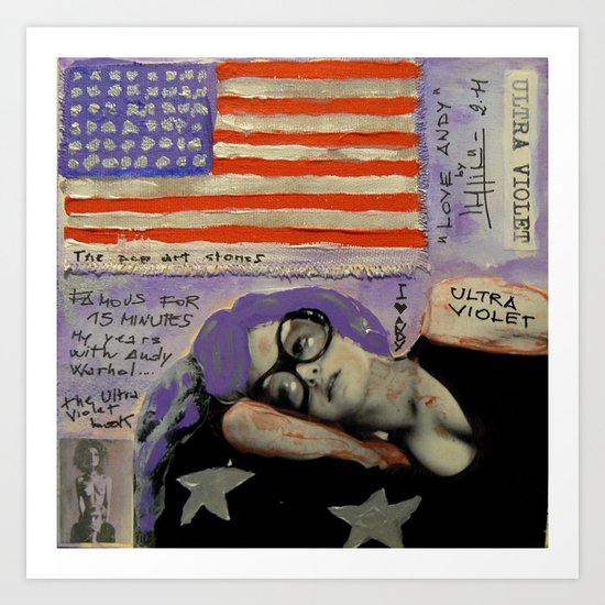 LOVE ANDY Art Print
