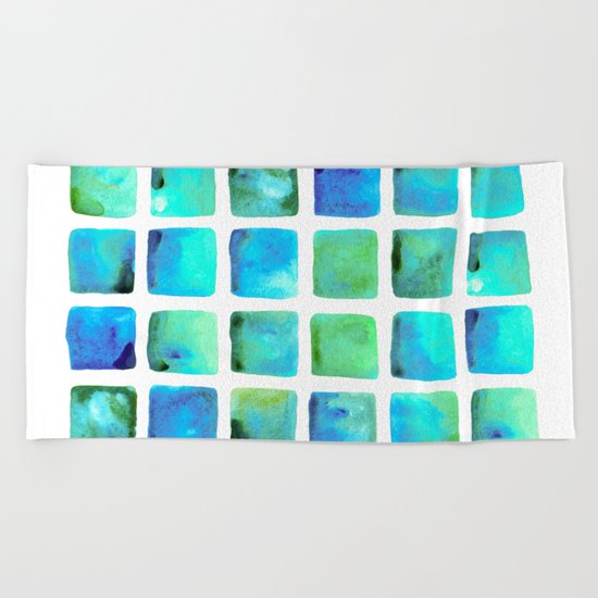 Seaweed Glow Beach Towel