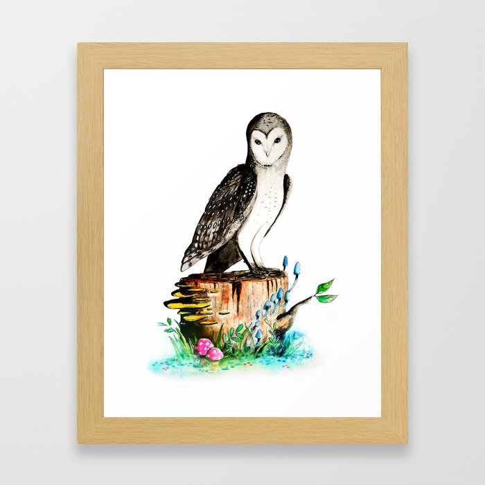 Owl Framed Art Print